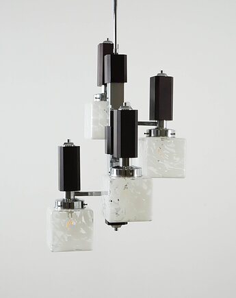 Lampa wisząca, włoski design, lata 70, produkcja: Włochy, Przetwory design