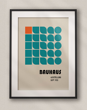 Minimalistyczny plakat - Bauhaus #14 - Do salonu, sypialni, biura, DAPIDOKA