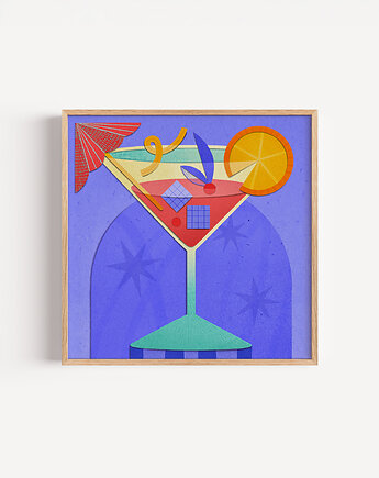 Plakat Cocktail, Zuza Karczewska