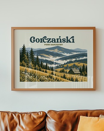 Plakat Gorczański Park Narodowy - Druk Pigmentowy, DAPIDOKA