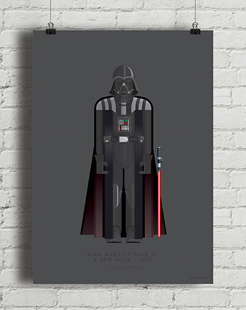 Plakat Star Wars - Darth Vader, minimalmill