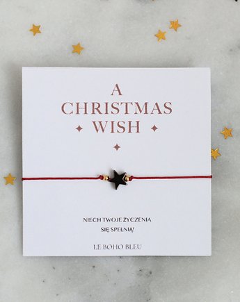 A Christmas Wish - Bransoletka z gwiazdką, spełniająca życzenia ;), Le Boho Bleu