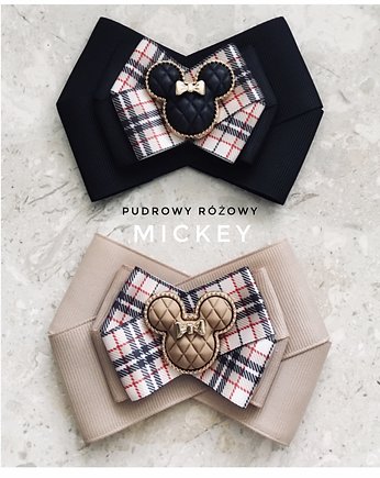Brosza MICKEY  Krata  Hit! 1szt, Pudrowy Różowy