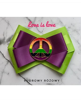 Brosza z Kolekcji LOVE is LOVE  Pride, Pudrowy Różowy