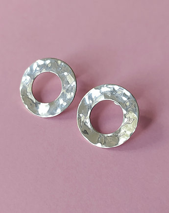 Kolczyki Plates - srebro 925, Friedman Jewelry