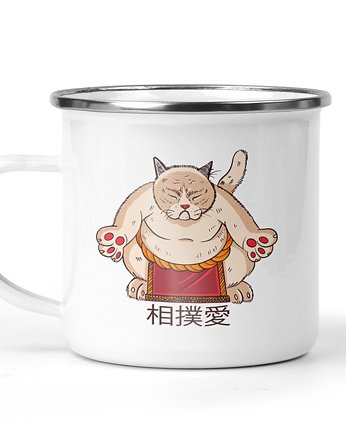 Kubek metalowy kot sumo, Kreatywny Warsztat