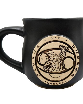 Kubek Ceramiczny 300 ml ze Znakiem Zodiaku Rak , Sklep Angelos