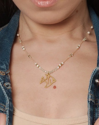 Naszyjnik KIANE z zawieszką rybą, Gleeme Jewellery