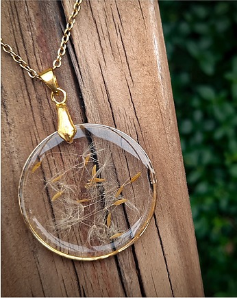 Wisiorek z dmuchawcem, Figa handmade accessories