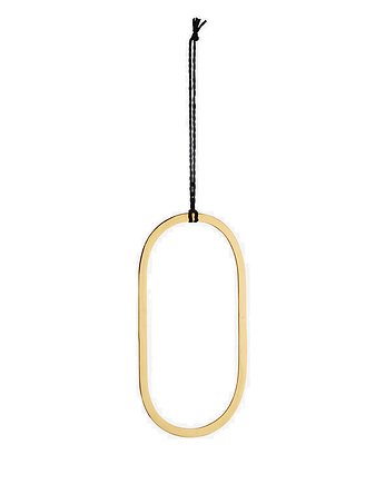 Wisząca ozdoba choinkowa owal Xiamen metal, Home Design