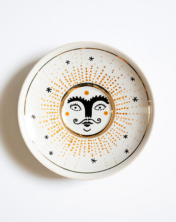 Talerz na ścianę - słońce, EMPE artstudio