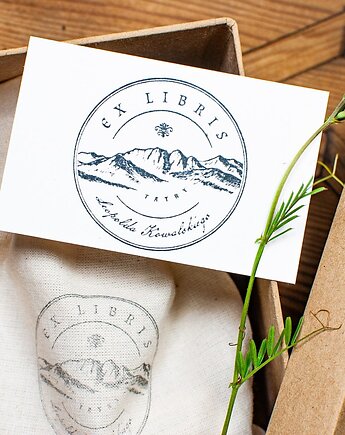Pieczątka Ex Libris w zestawie prezentowym - Tatry