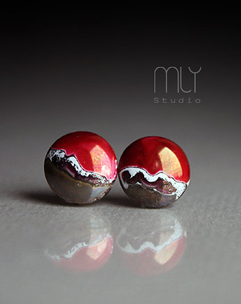 Rubinowe 9mm/stal chirurgiczna/, Magda Łysiak