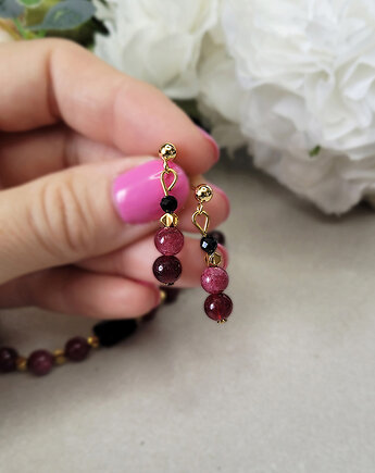 Kolczyki na sztyftach z Turmalinem, Seylla pracownia