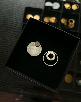 Kolczyki RING unikatowy zestaw, Marta jewelry