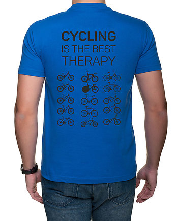 Koszulka T-SHIRT. Cycling is the best therapy, studioixi