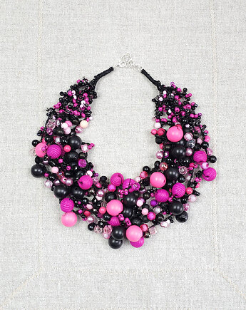 7004 Elegancki Naszyjnik Pink Night, kama4you