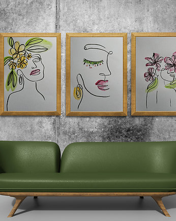 Wiosenne Kobiety, malowane obrazy, AAS Art Studio