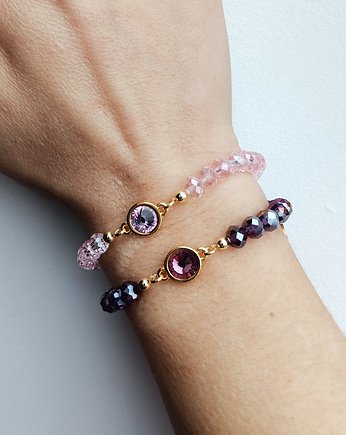 Bransoletka z kryształem Love Crystal, AFRODITTE COLLECTION