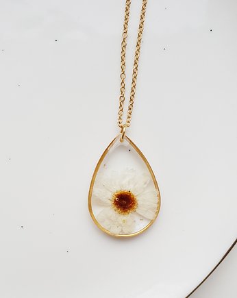 Naszyjnik z jastrunem, Jaskółcze ziele handmade 