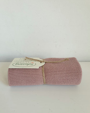 Ręcznik kuchenny tkany brudny róż, naniby