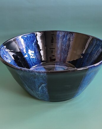 Piękna duża misa ceramiczna. Rękodzieło, Ceramika Wydry