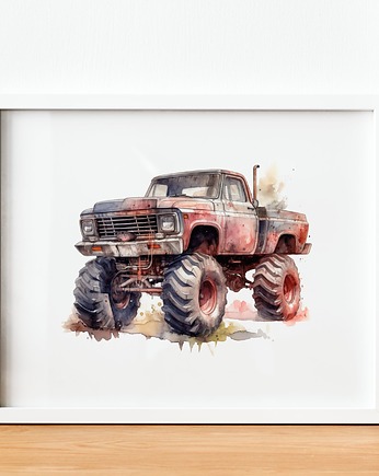 Plakat Monster Truck P190, OSOBY - Prezent dla dziecka