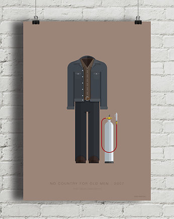 Plakat No Country For Old Men, minimalmill