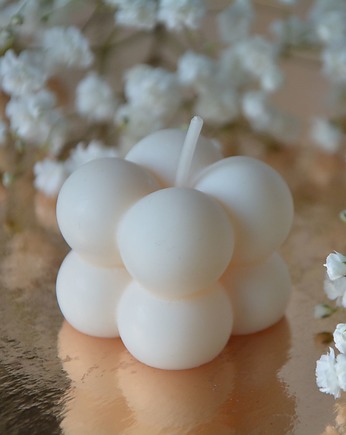 Bezzapachowa świeca sojowa " BABY BUBBLE", OpaltoSwiece
