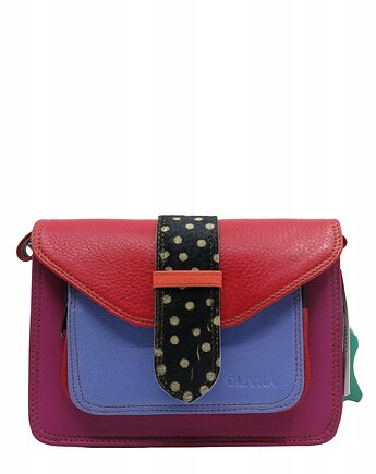 Torebka skórzana dwustronny odwracalny pasek damska listonoszka eko OLIVKA, Olivka Warsaw