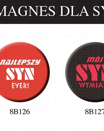 Magnes dla Syna, urodziny Syna, WIELE WZORÓW, Sowia Aleja