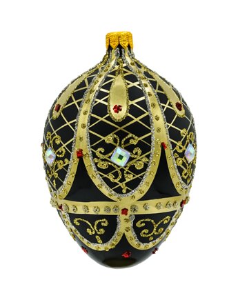 Bombka choinkowa: Ekskluzywne Jajo Faberge: czarne, Syn Bombkarza