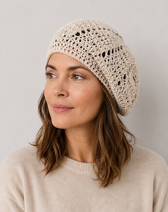 Letni  beret z antenką, Las i Łąka
