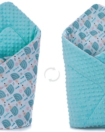 ROŻEK BECIK NIEMOWLĘCY OTULACZ MINKY wzór R013, Baby Love Decor