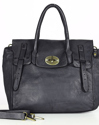 Kultowa torba damska do ręki ze skóry vintage capsule leather bag MARCO MAZZI, Marco Mazzini