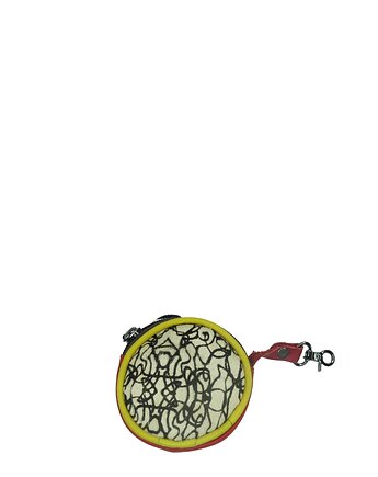 Bilonówka portfelik skórzany ze skrawków okrągły na prezent OLIVKA, Olivka Warsaw