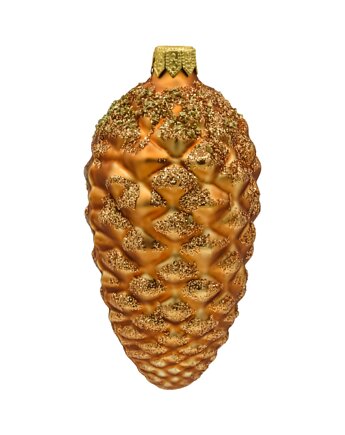 Bombka choinkowa: Szyszka brązowa: duża, Syn Bombkarza