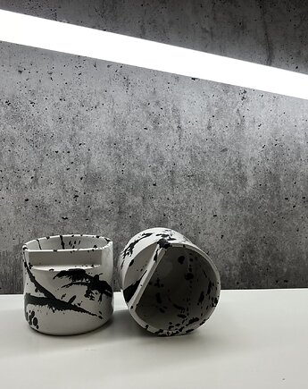 Kubek #09 /white and black,250ml/ z serii Architecture, Handverk