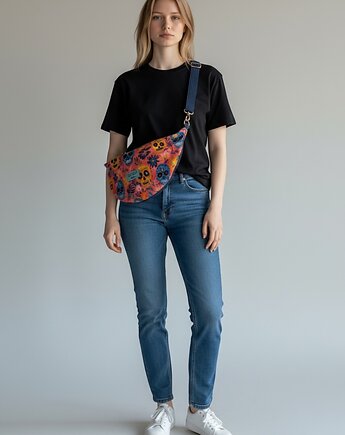 Torebka półksiężyc Czachy, Natty design