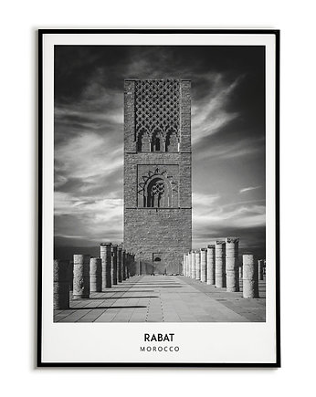 Plakat miasto MAROKO - RABAT obraz, Bajkowe Obrazki