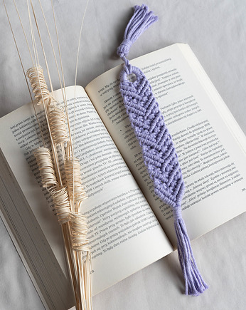 Zakładka do książki BOHO LAVENDER, wu handmade