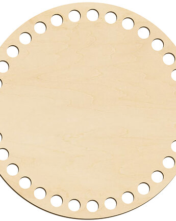 Baza Spód ze Sklejki do Makramy Szydełkowania Koszyka Kosz Mojżesza 18 cm, smxdsgn