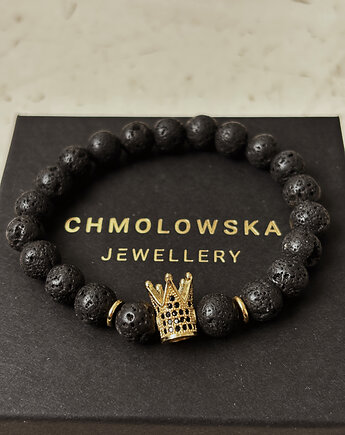 Bransoletka męska Lawa Korona, Chmolowska Jewellery