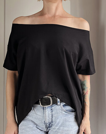 Bluzka środek czarna, ONE MUG A DAY