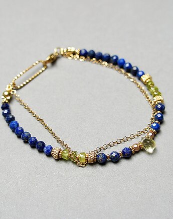 Lapis lazuli vol. 16 /07.07.25/ bransoletka - Szlachetna kolekcja, KiKa pracownia