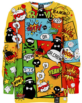 Bluza bez kaptura Dziewczynka DR.CROW Komiks, DrCrow