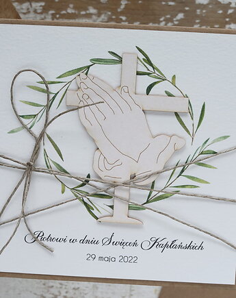 Kartka z okazji święceń kapłańskich z personalizacją - rocznica święceń, sorte