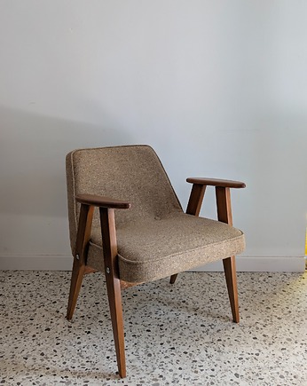 Fotel 366, J. Chierowski, lata 60. XX wieku, Wooddude Redesign