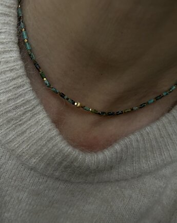 Siła - choker z turkusem Afrykańskim, Ili arte biju