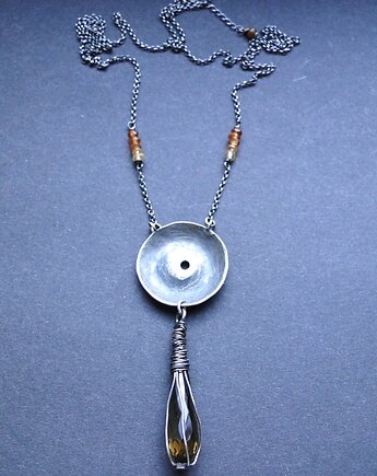 Wisior Kwarc i granat, Memero